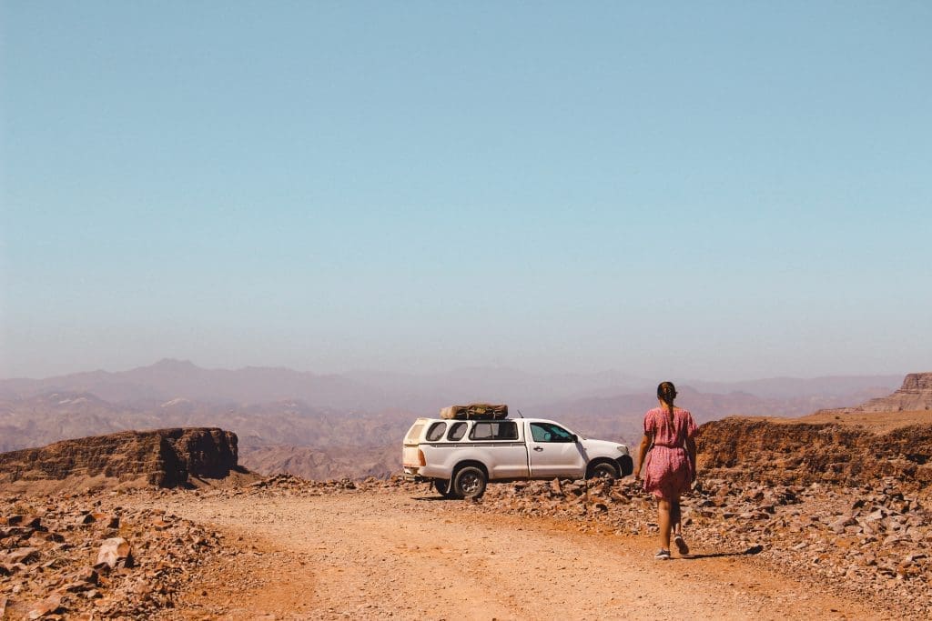 Rijden in Namibië | Driving in Namibia | The Orange Backpack
