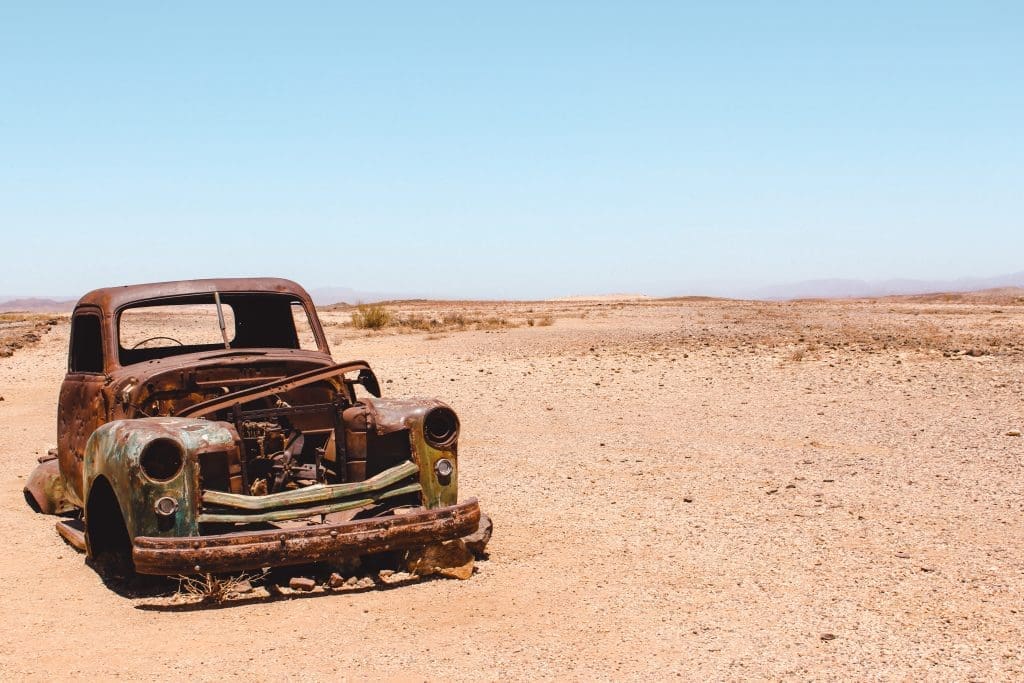Rijden in Namibië | Driving in Namibia | The Orange Backpack