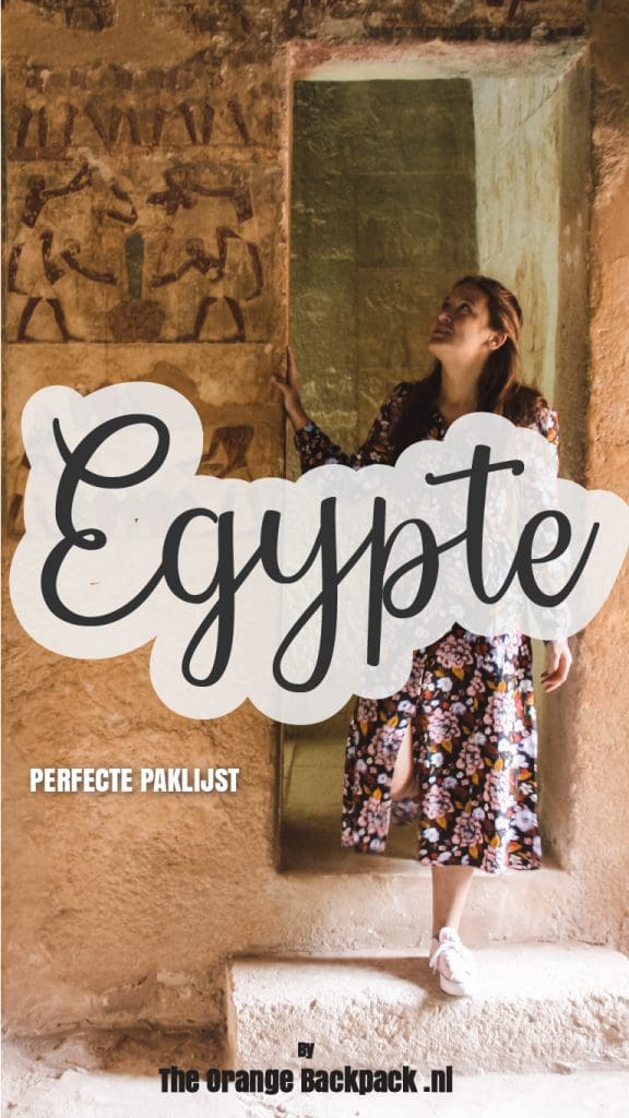 Perfecte paklijst voor rondreis Egypte door The Orange Backpack