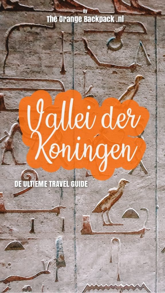 Vallei der Koningen reisgids Egypte The Orange Backpack 