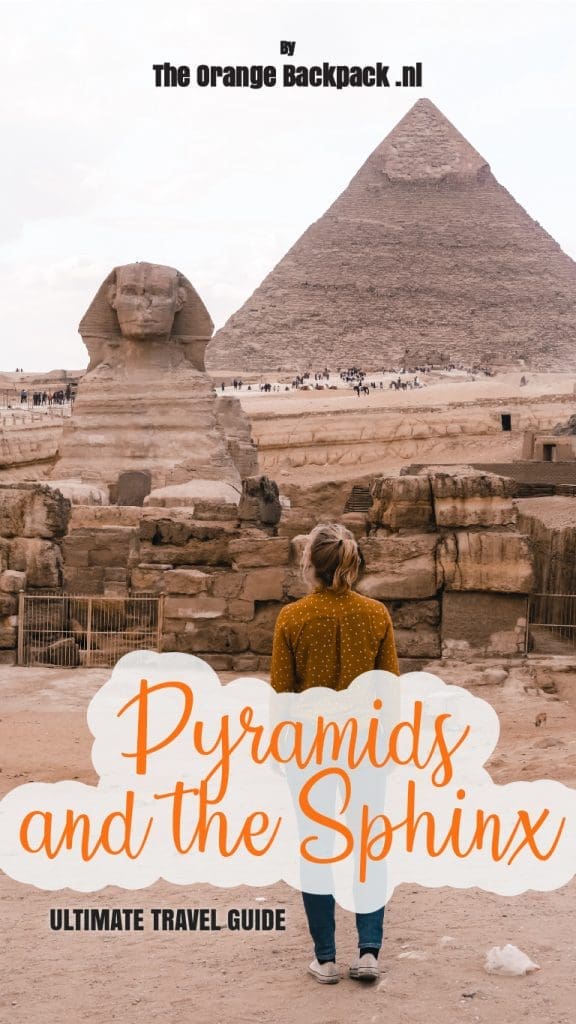 Pyramids and the Sphinx in Egypt The Orange Backpack