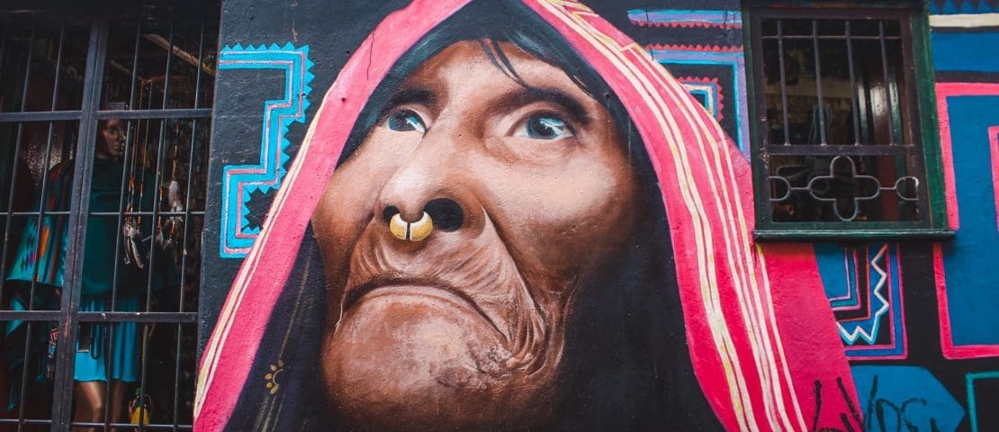 Street art in La Candelaria, Bogota