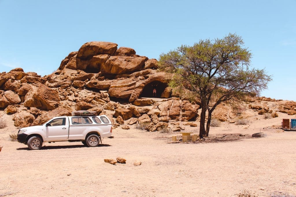 Kamperen in Namib Park | Namibië buiten de gebaande paden | De oranje rugzak