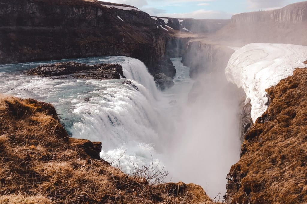 Golden Circle Gulffos waterval | rondreis IJsland | road trip Iceland | The Orange Backpack