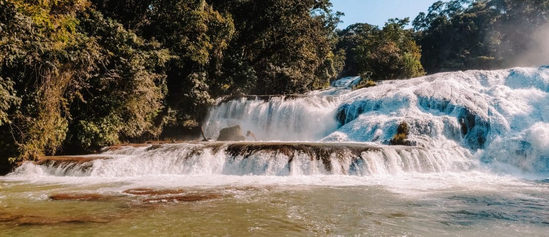Palenque waterfalls | Yucutan Mexico | The Orange Backpack