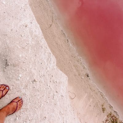 Pink Lakes Las Colorads | Rio Lagartos Yucutan Mexico | The Orange Backpack