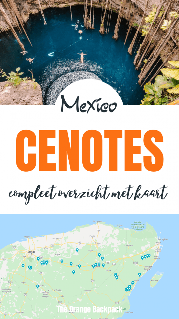 overzicht cenotes mexico