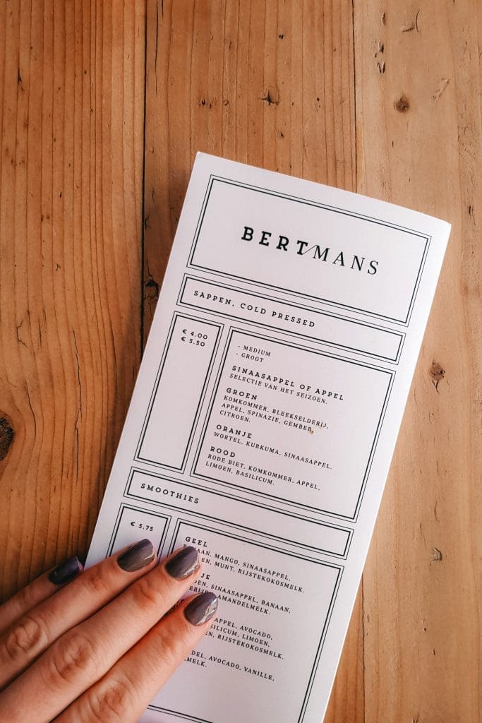Hotspot Bertmans | Ontbijt in Rotterdam | vega & vegan | The Orange Backpack