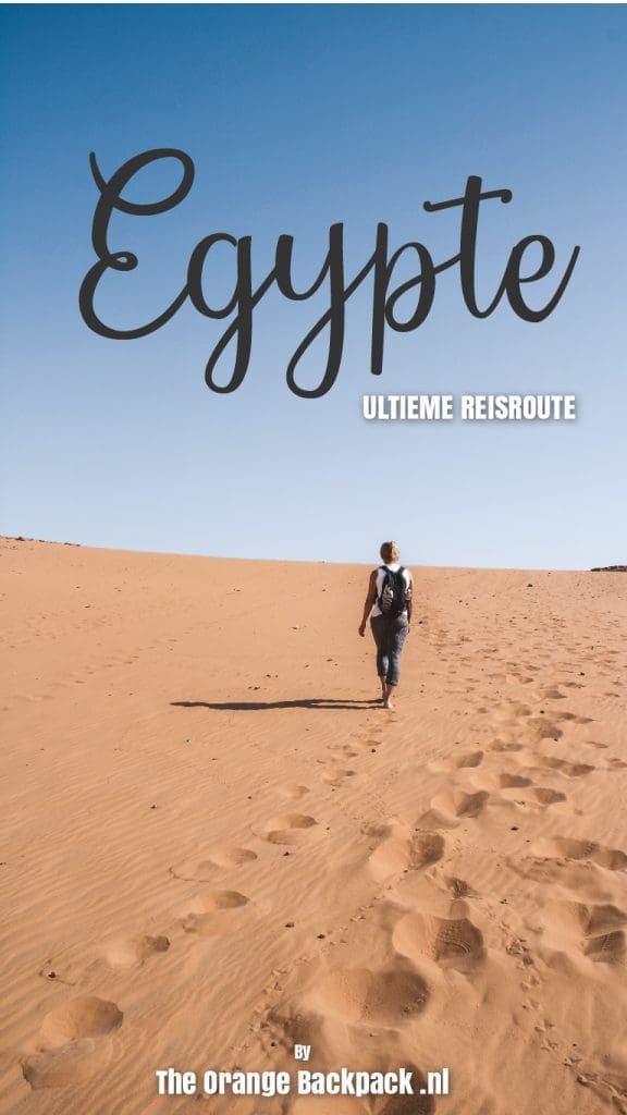 Ultieme reisroute Egypte door The Orange Backpack
