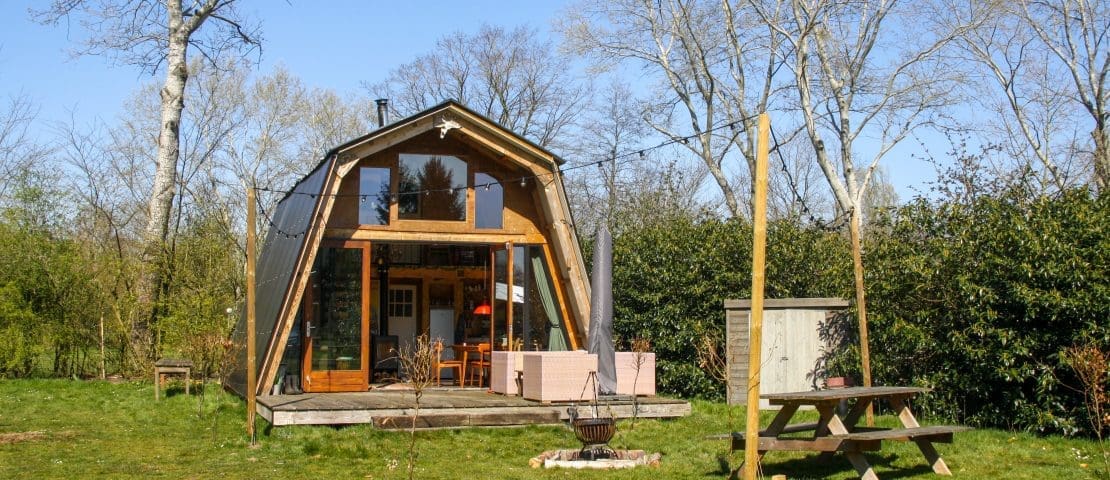Sleeping in unique tiny houses at Camping BuitenLand