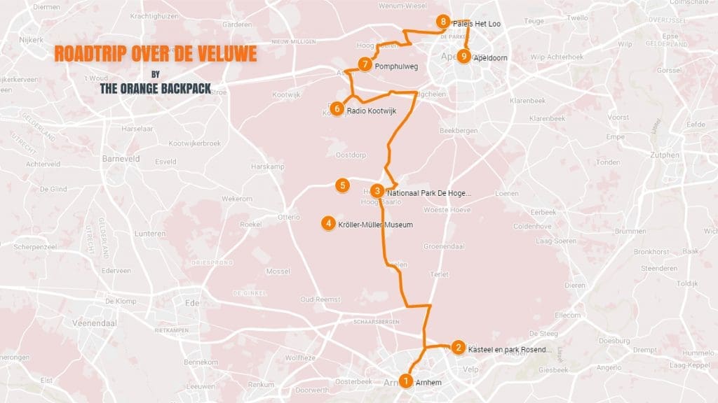 Autoroute Veluwe - Nederlandse roadtrip