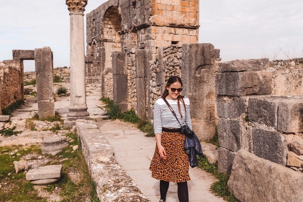 Lost city ancient Roman ruins Volubilis Morocco | Rondreis Marokko