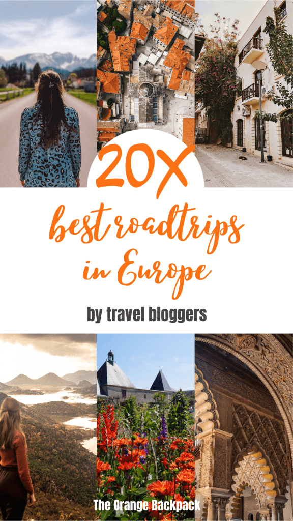 Pinterest most beautiful roadtrips in Europe according to travel bloggers