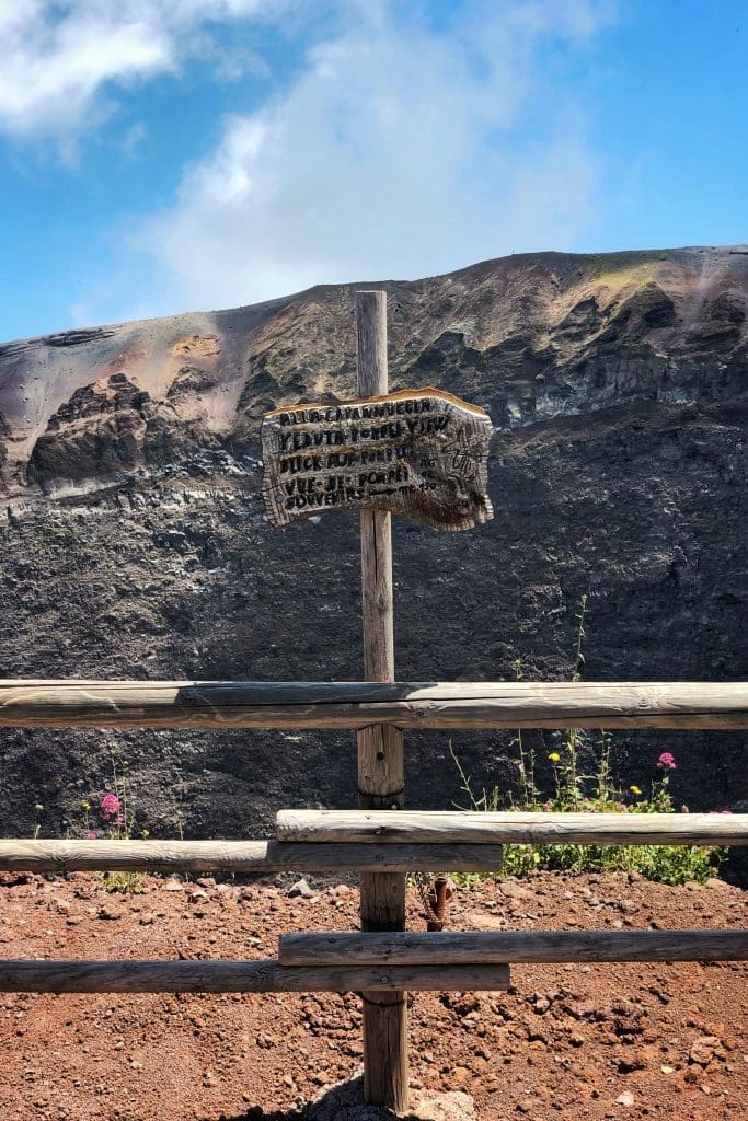 Volcano Vesuvius in Italy