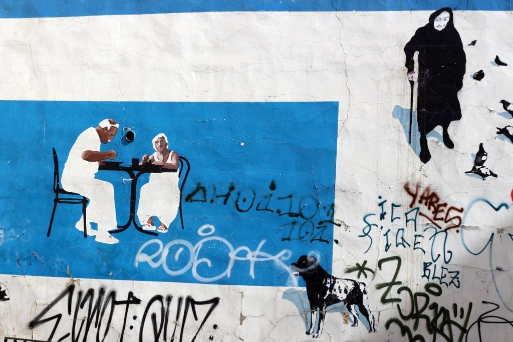 Warschau street art stad Polen