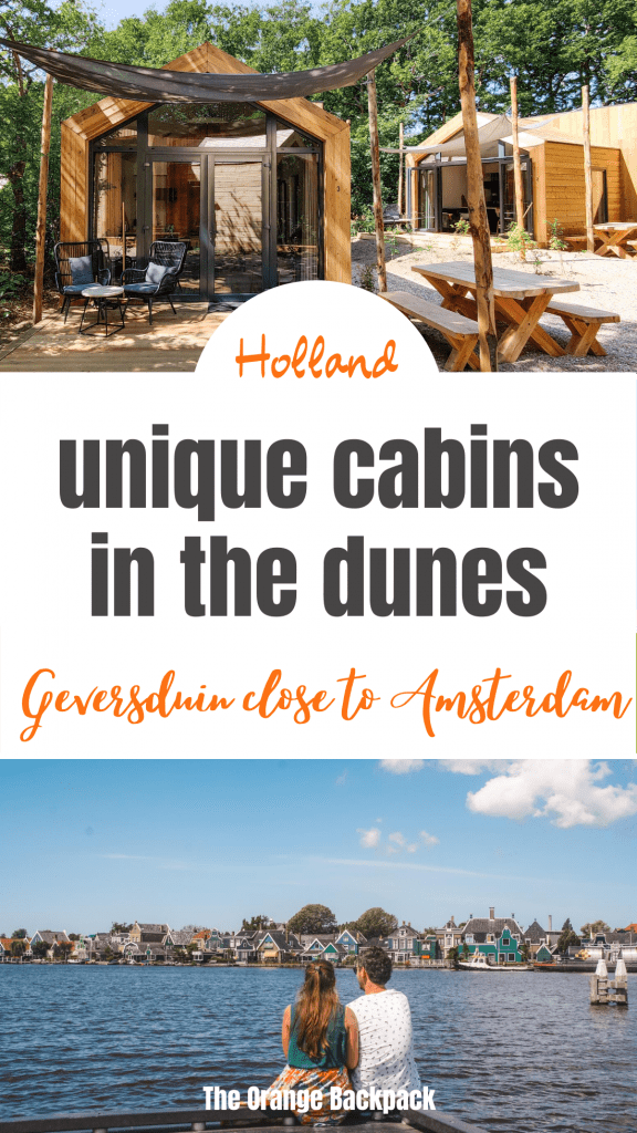 Geversduin dune cabins holiday homes close to Amsterdam Netherlands