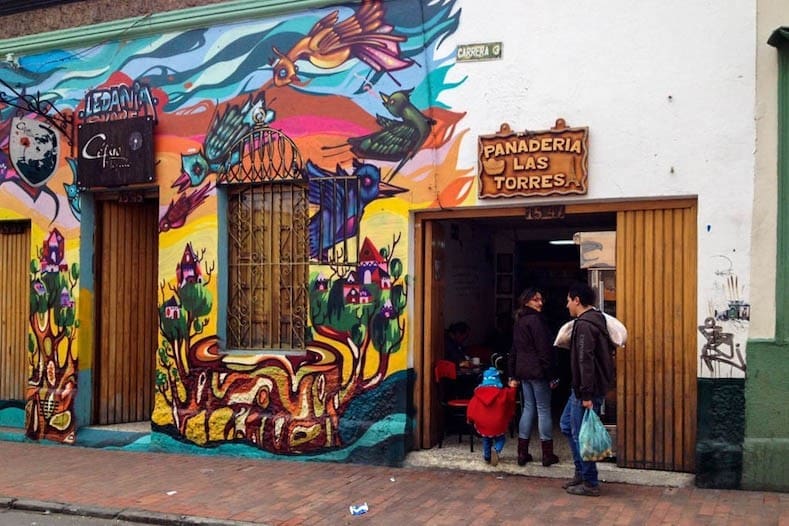 Street art steden Bogota Colombia