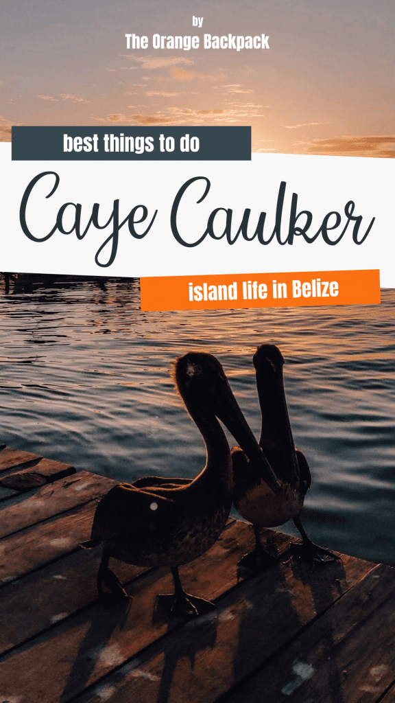 best thing to do on Caribbean island Caye Caulker in Belize