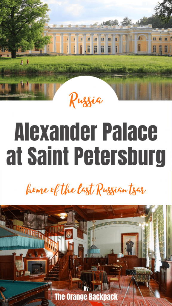 Alexander Palace Pushkin Romanov Palace at Saint Petersburg 