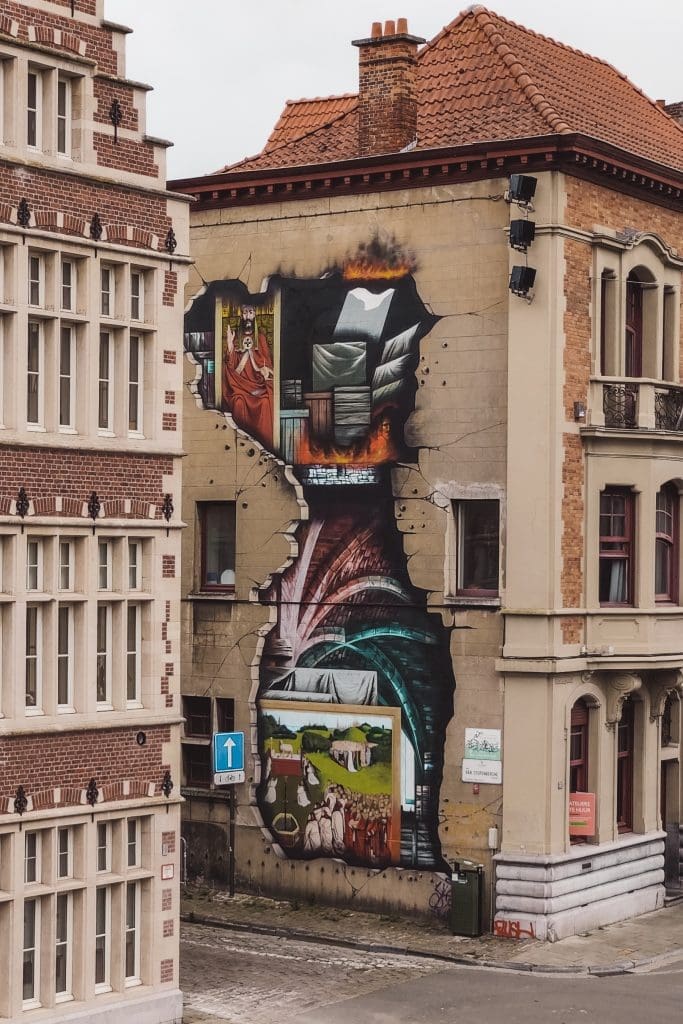 Street art Ghent Belgium
