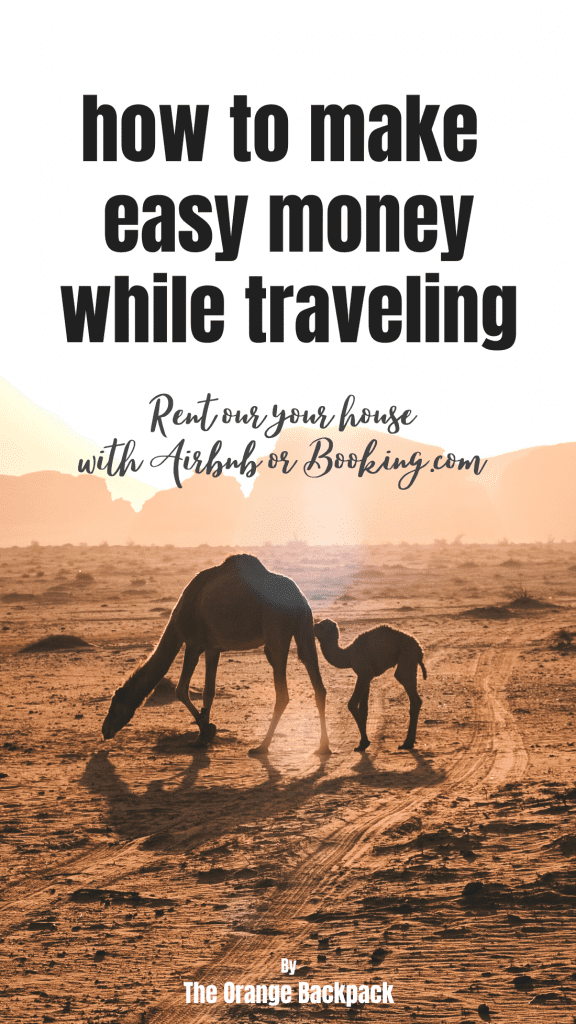 how to make easy money while traveling rent our your house Airbnb Booking