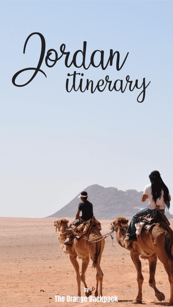 the perfect itinerary for Jordan and Petra
