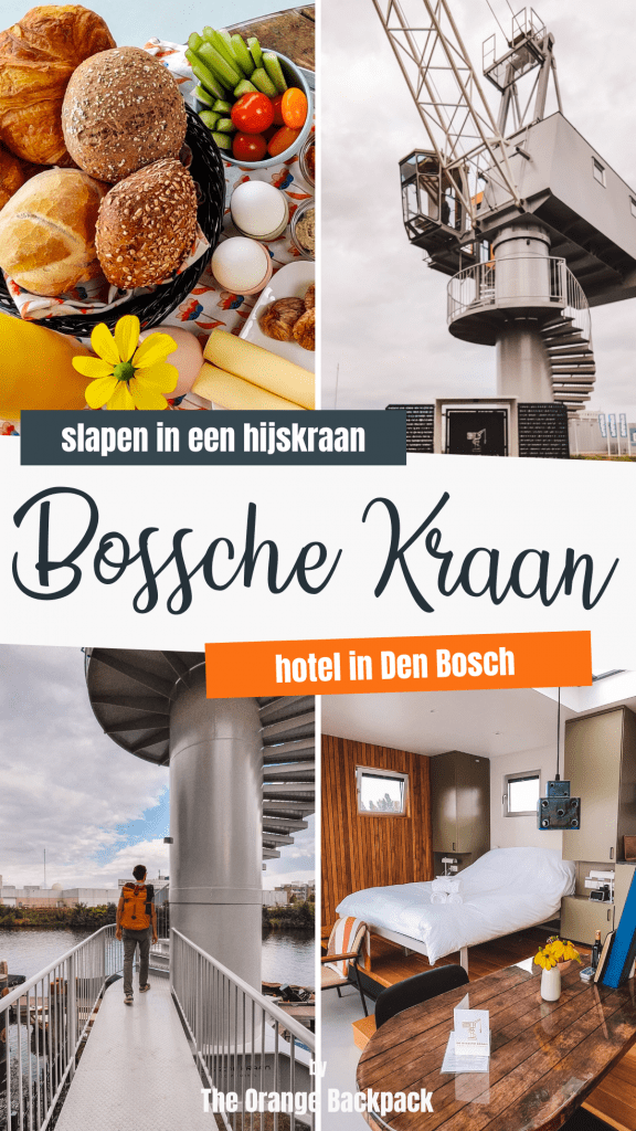 Bijzondere overnachting Den Bosch in hijskraan De Bossche Kraan | The Orange Backpack