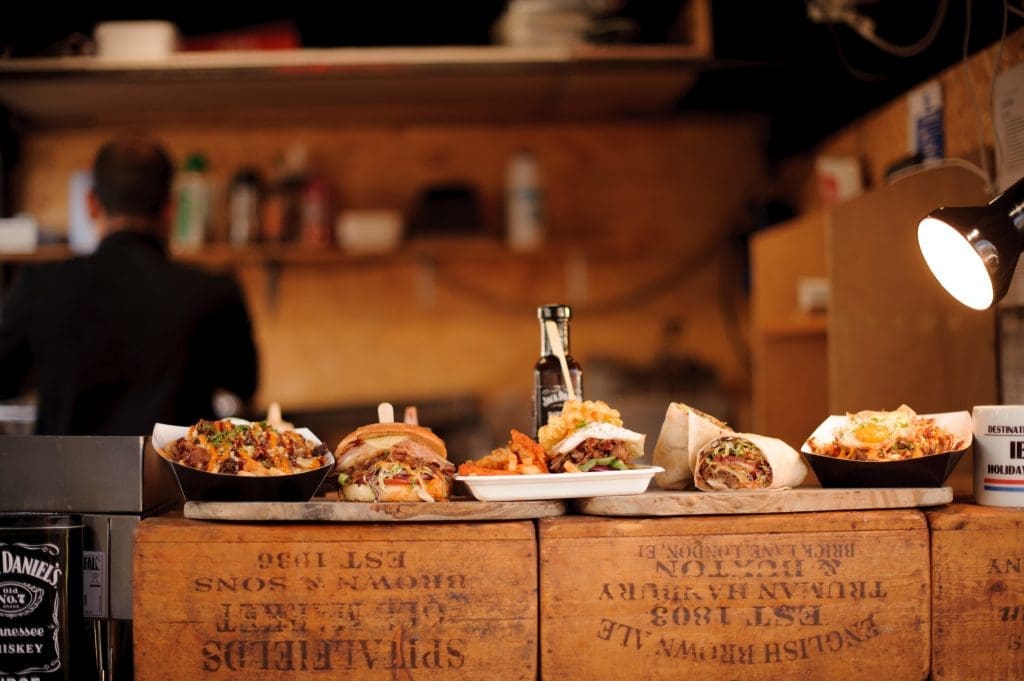 Camden Market Food Markt in Londen