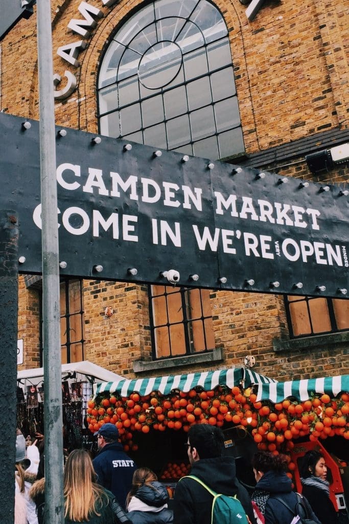 Camden Market Food Markt in Londen