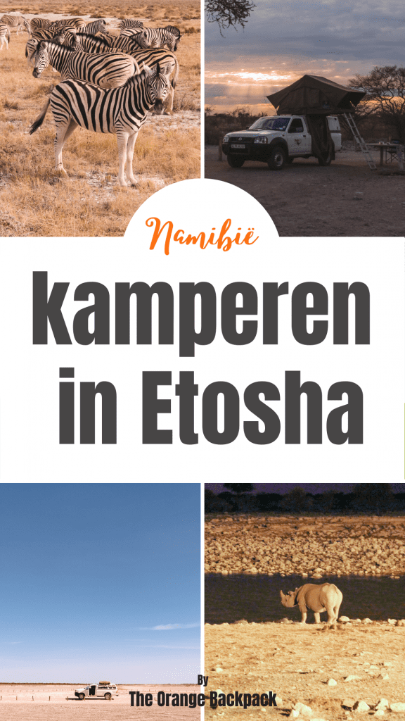 camping in Etosha National Park Namibia | rondreis Namibie