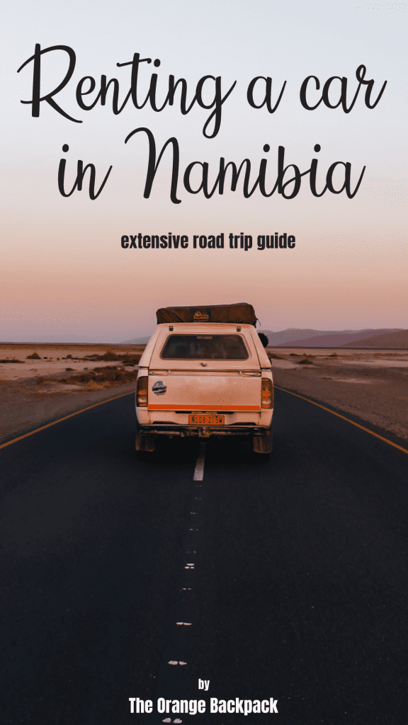 renting a car in Namibia self-drive road trip 