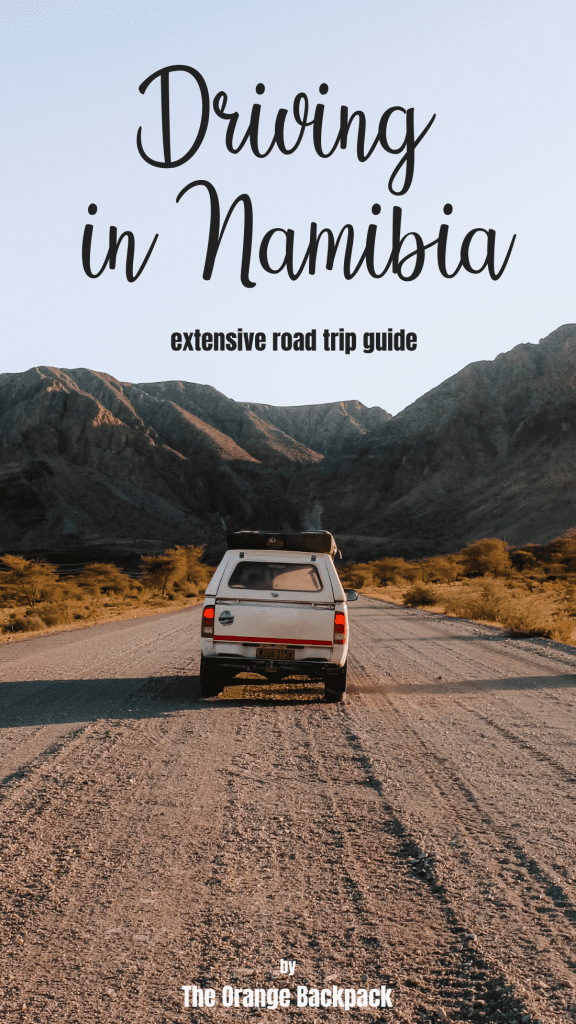 renting a car in Namibia self-drive road trip