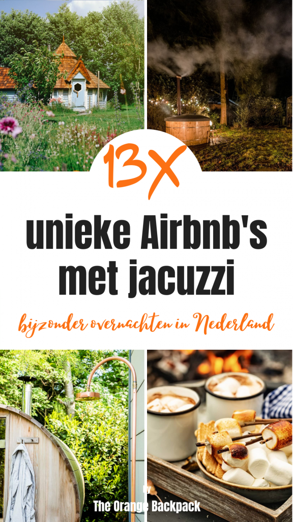 Airbnb met jacuzzi | wellnesshuisjes in Nederland met hottub | bijzonder overnachten