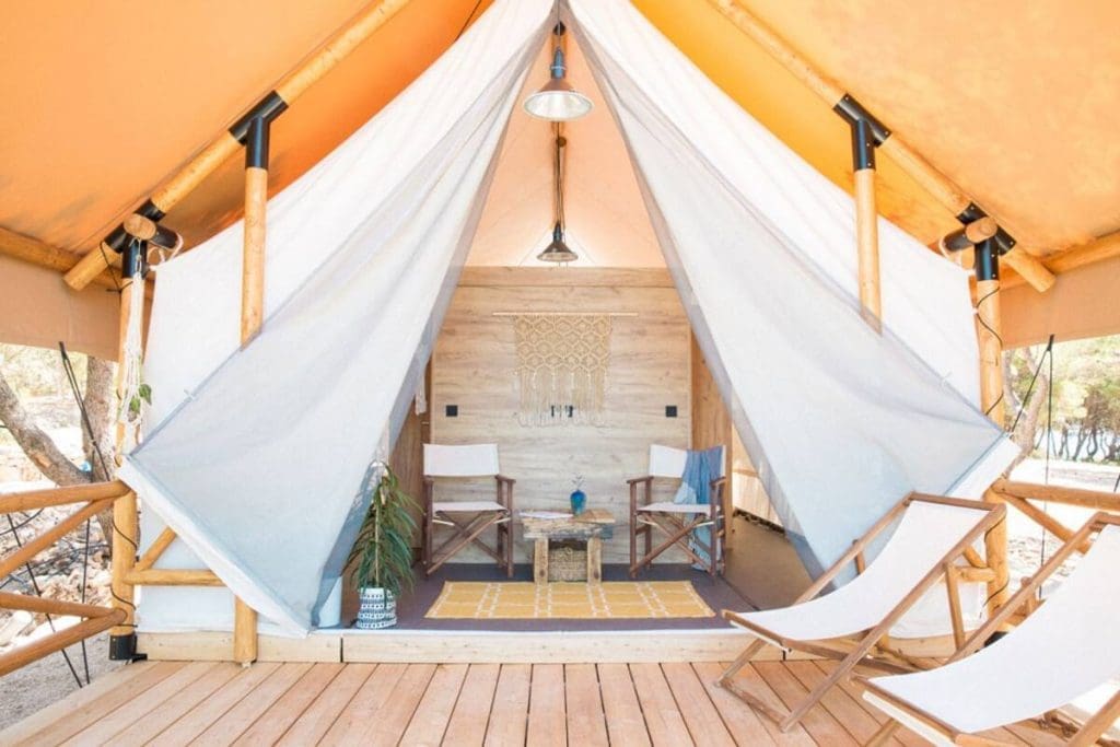 Glamping Kroatie Obojan island