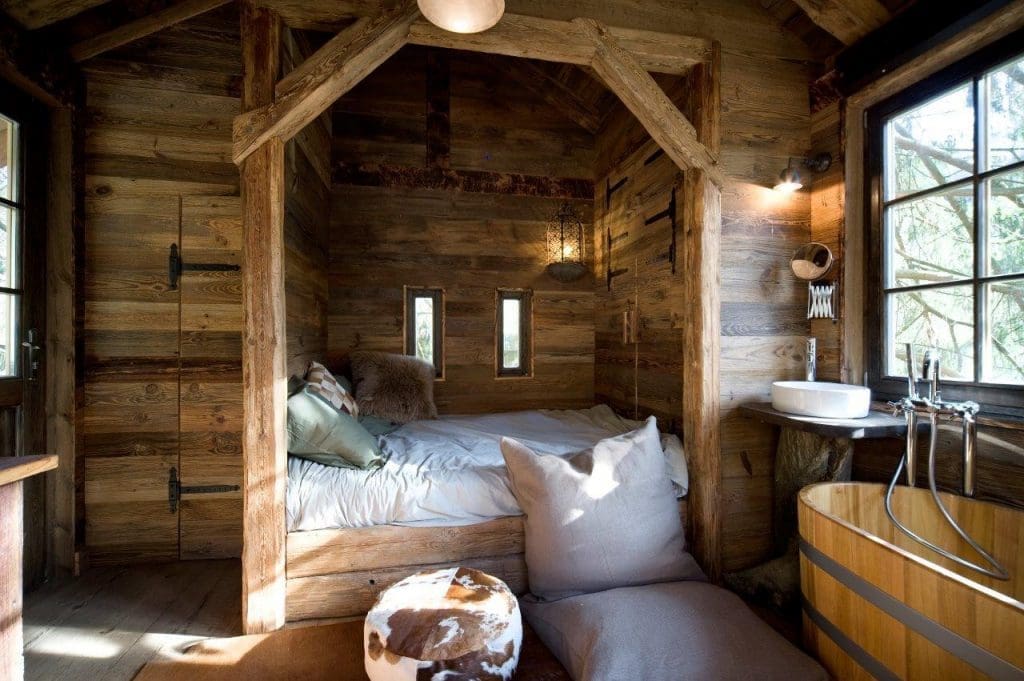 Les Cabanes de Rensiwez boomhut belgie