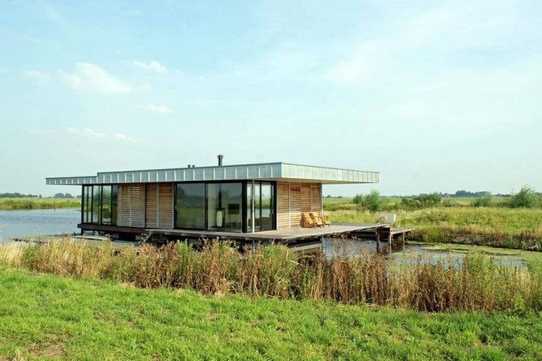 watervilla in Friesland