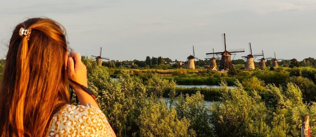 Fietsen in Kinderdijk