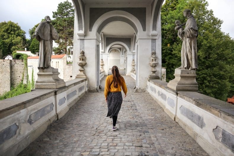 Cloak Bridge | Castle Cesky Krumlov Czech Republic