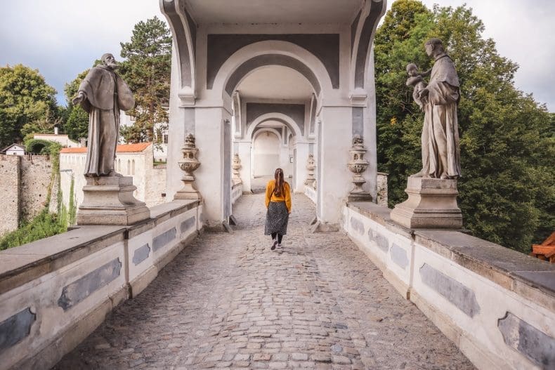 Cloak Bridge | Castle Cesky Krumlov Czech Republic