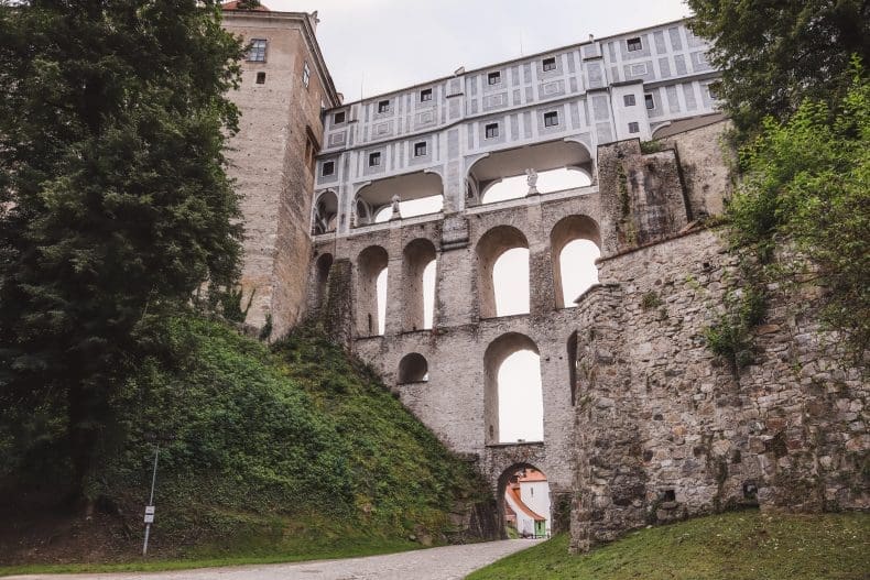 Cloak Bridge | Castle Cesky Krumlov Czech Republic