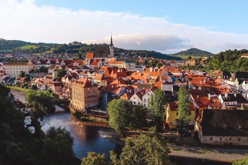 Cesky Krumlov view
