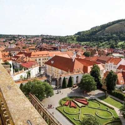 Kasteel Mikulov in Moravië