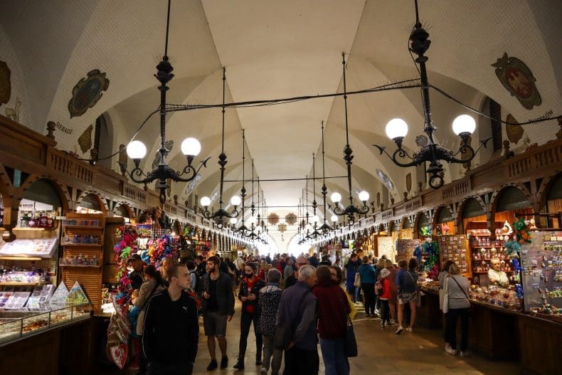Marktplein Krakau Polen
