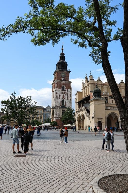 Marktplein Krakau Polen