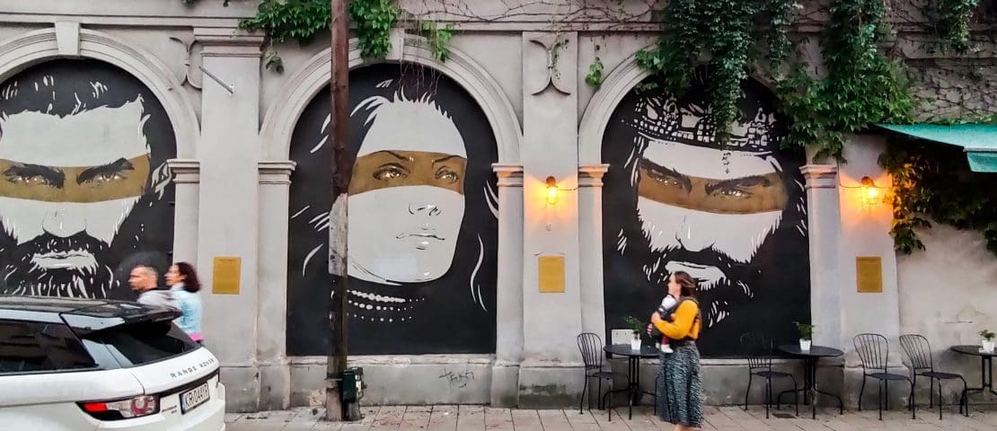 street art Krakau Polen