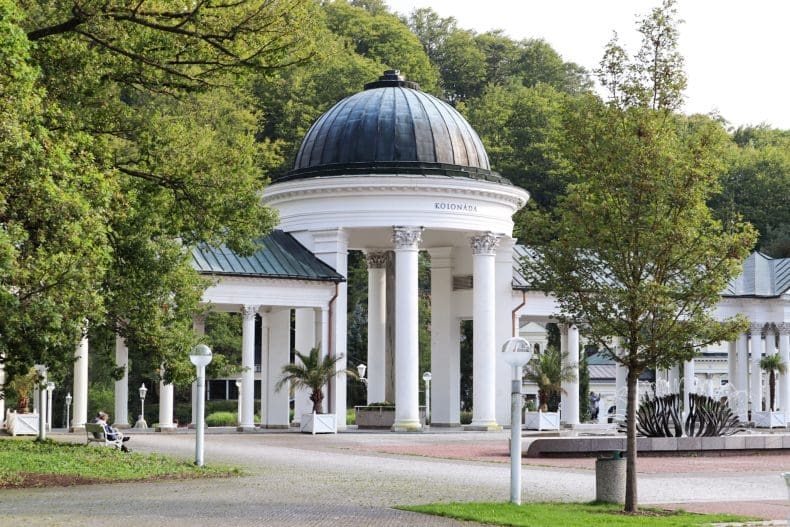 Colonade Marienbad Czech Republic