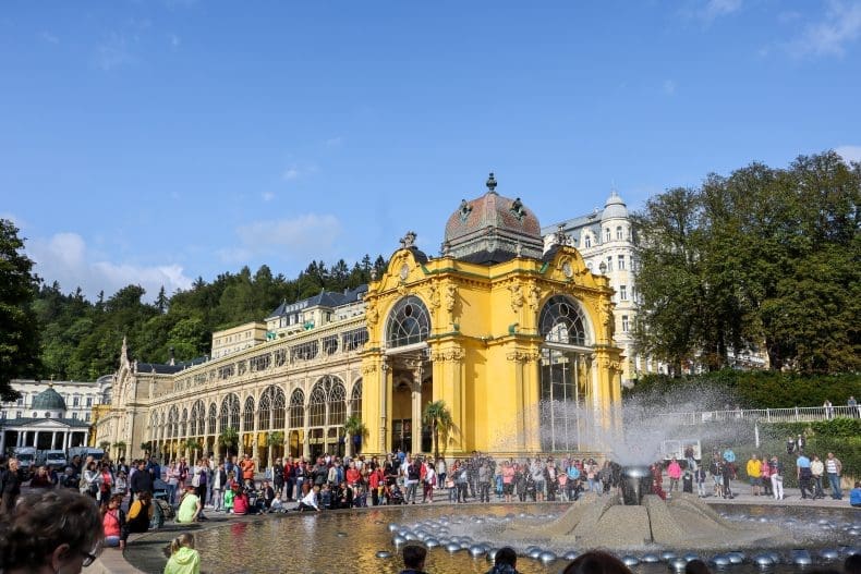 Singing Fountain Marienbad Czech Republic