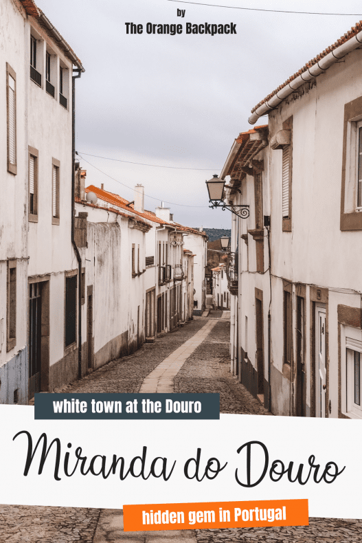 Miranda do Douro white washed town Portugal
