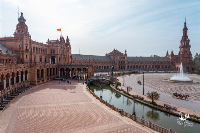 Plaza de España Sevilla Spanje 