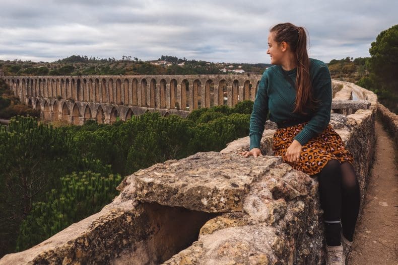 Aquaduct in Tomar Portugal